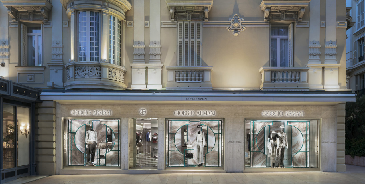 Prima boutique a Monte Carlo per Giorgio Armani