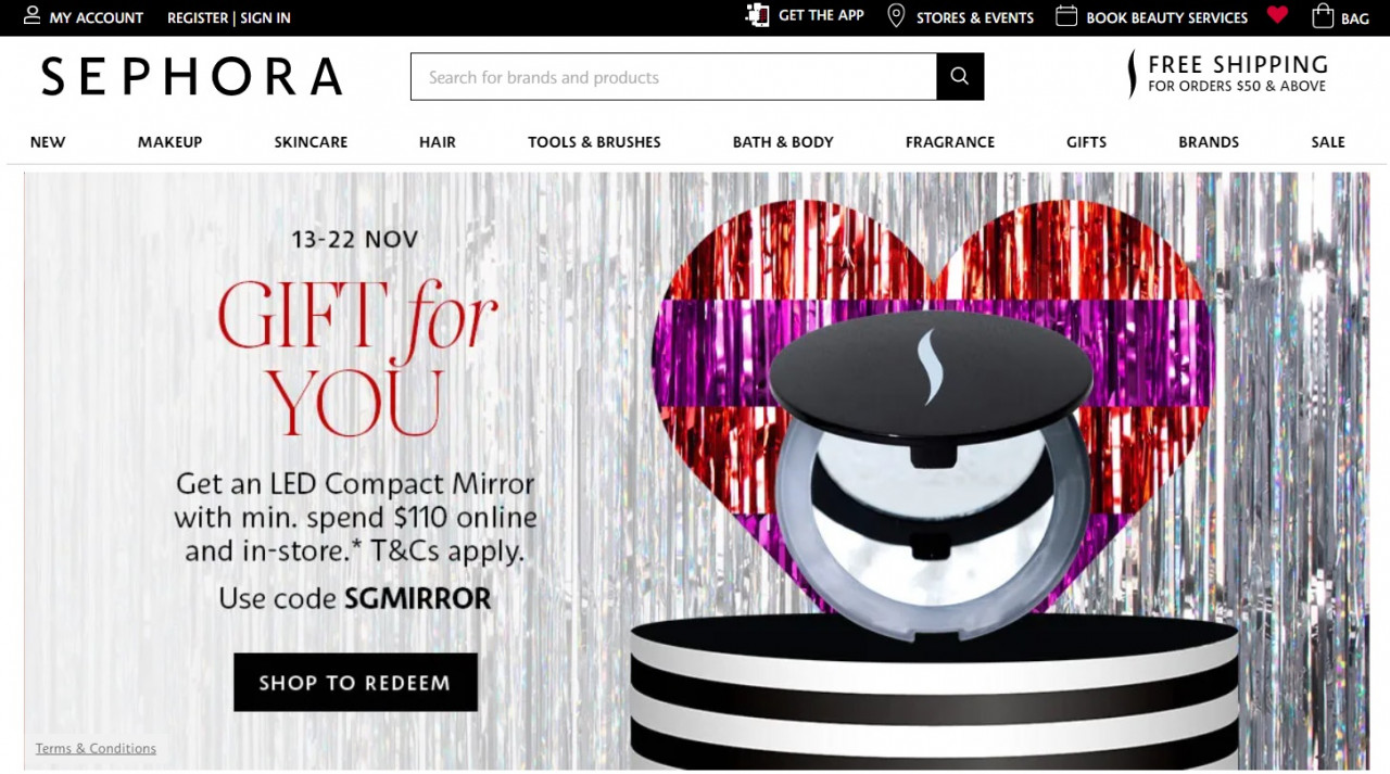 Sephora Singapore lancia con Atome il servizio 'buy now, pay later'