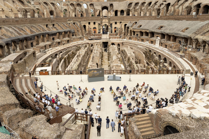 Thanks to the Tod's Group support, the second phase of Colosseum's restoration is completed