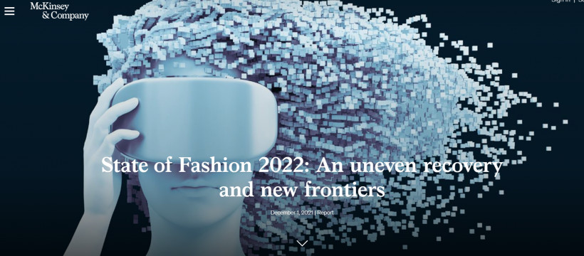 State of Fashion, crescita del 3-8% nel 2022 rispetto i livelli registrati nel 2019 (Bof e McKinsey)